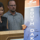 Left: South Dakota Gov. Kristi Noem. Right: Republican South Dakota Attorney General Jason Ravnsborg.